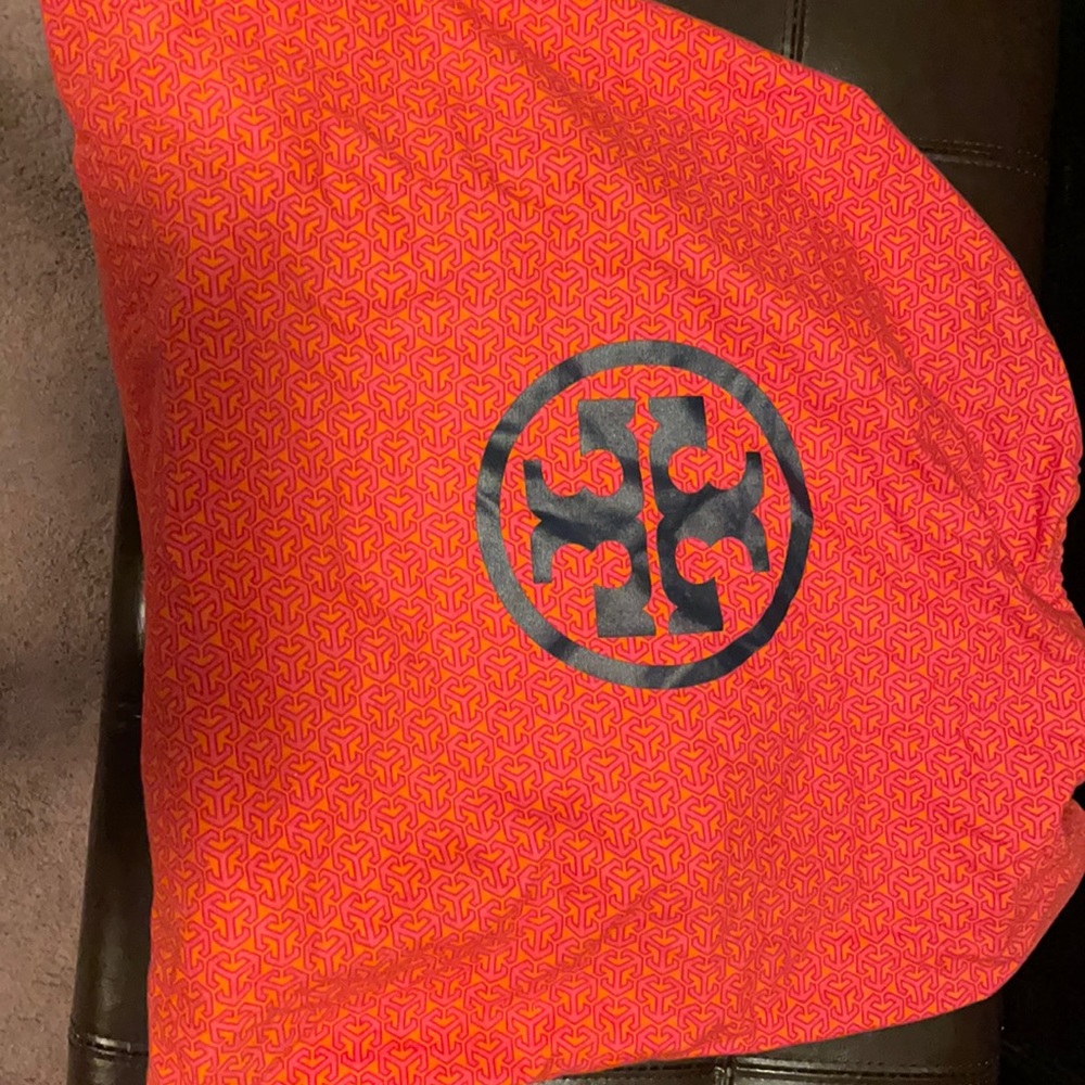Authentic Red Tory Burch tote bag